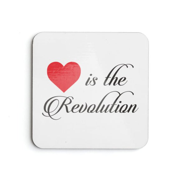 Love is the Revolution V2 Coasters