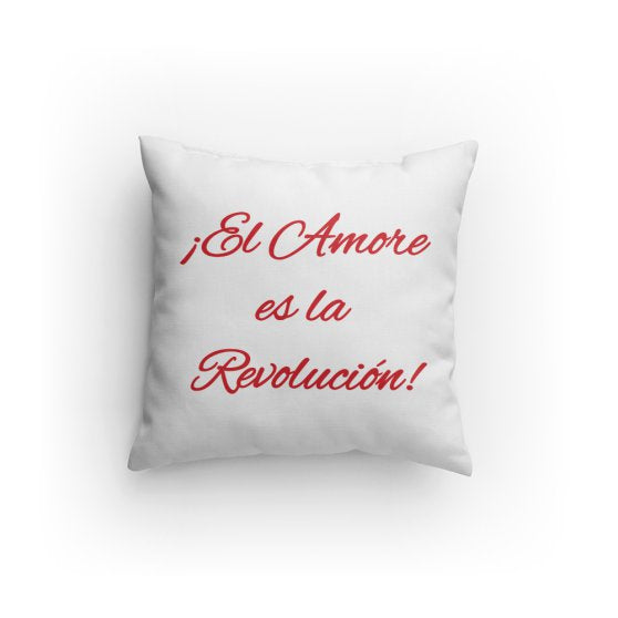 Love is the Revolution Sp V1 (Wh/Rd) Pillow